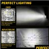 Light Bars Working Lights 8 Led Work Strong Bright Flashing Lamp With Adjustable Mounting Bracket Waterproof Car Bb Cool Reflector Dro Dhi5A