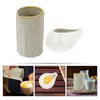 Din sets sets Milk Can Siroop Pitcher Coffee Ketle Sauce Container voor keramische honingdispenser Kleine Creamer