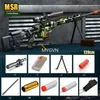 MSR Sniper Toy Gun Manual 120cm Soft Bullet Shell Ejection Foam Dart Blaster Firing Pneumatic Gun Shooting Launcher For Adults