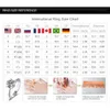 Serenity Day 5 mm 6.5 mm 7 piedras D Color Full Row Rings S925 Sterling Silver PT950 Light Luxury Luxury Simple Jewelry 231221