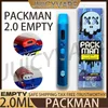 Empty Packman Live Resin Rechargeable Empty Vape Pen Pack man 2.0ml pod 380mAh Rechargeable Battery No Liquid disposable 10k puff vs dabwoods packwoods runty X runtz