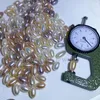Zhuji odlade ris naturliga pärlor 7x12mm sötvatten lösa dropppärlor för armband 231221