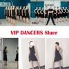 Stage Wear Latin Dance Dress Sexy Black Backless Women Rumba Salsa Samba Cha Dancing Clothes Performance DQS4570