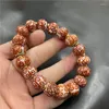 Strand Back Mönster Old Agate Armband Men's Tibet Pärlor