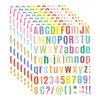 Geschenkwikkelbriefstickers Zelfklevende Decoratieve letters Stickers Stickers 1 inch Alfabet voor kaartwaterflessen Business