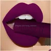 Lippenstift Qi Matte flüssiger wasserdichte langlebige VEET MAT NUDE RED LIP Gloss Lintrohr Make -up Kosmetische Lippenstifte Lipgloss 230829 DR DHMTV