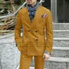 Denim Suits for Men Slim fit Tailormade Fashion Business Wedding Tuxedo Set Casual Winter Black Suit Jacket Pants 2 Pieces 231221