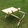 Muebles de campamento al aire libre para campamento portátil equipos de picnic de madera sólida plegable para niños