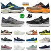 New Brooks Glycerin 20 GTS Brook Cascadia 16 Running Shoes for Mens Women Triple Black White Mesh Anti-Skid Outdoor Grougging Walking Sneakers Sports Sports Trainers
