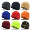 Hommes bonnets marines capling capling randonnée hiver couleur solide chapeau chaud doux chauffeur polaire en polaire