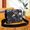 Designer Bag Men briefcase Leather Crossbody Bags District Shoulder Bags M46275 Classic Black Flower bookbag Wallet Women Tote Handbag Purse male Messenger Bag