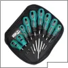 Professional Hand Tool Sets Hilda 9 In 1 Screwdriver Set Mti-Bit Tools Repair Torx Screw Driver Screwdrivers Kit Home Usef Mti H Drop Dhz1E