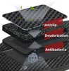 Bamboo Insoles Deodorant Mesh Breathable AbsorbSweat Shoe Pads Running Sport Insert Light Weight Cushion for Men 231221