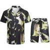 Concepteur de concepteur de survêtement mascules femmes courts set t-shirt hawaii chemise de plage shorts de piste de piste de piste m-3xl 10 couleurs