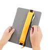 4pcs Elastic Band For Notebook Colorful Detachable Office Planning Book Protective Cover Pen Pouchs Holder Case Adjustable