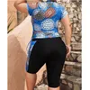 Mutade feminina 2024 plus size mulheres 2 peças esportes de surf shorts shorts de perna longa guardas de banho banhando tankini tankini