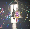 Crystal Rainbow Maker Indoor Window Prism Bell Wind Chimes Christmas Tree Hanging Pendant Ornament Trädgårdsdekorationer