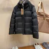burberys puffer jacket designer fashion Men and Women Winter New Edition Warm White Goose Down Hooded Down Coat Thickened