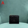 10A Mirror Quality Designer Coin Purses 10CM 10A Mirror Qualityzip Wallet Designer Purse for Women with Box Y121