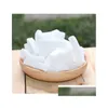 Handgjorda tvål 500 g mjölk vit bas DIY Material Transparent naturlig växt Eterisk olja Drop Delivery Health Beauty Bath Body Dhuij