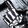 Qeqae Skeleton Pattern Unisex Full Finger Bicycle Cycling Motorcycle Motorbike Racing Riding Gloves Bike Glove for Women and Men 22900