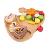 Plates Christmas Charcuterie Board Wooden Tree Shaped Cutting Multifunctional Dessert Candy Dish Platter Serving Trays Tools