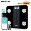 INSMART Digital Scale Scale Body Fat Smart Weight для человеческого баланса BMI Bioimpedance 180 кг 231221