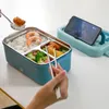 Portable 1l Wireless Wireless Rechargeable Electric Lunch Box Food Box réchauffeur de réchauffeur - chauffage gratuit 231221
