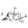 100pcs lote Ancient Silver Aloy Airplane Aircraft Charms Pendants para joyas de bricolaje haciendo hallazgos 27x21mm275f