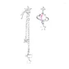 Pendientes colgantes de joyas de moda coreana Earings 2023 Meteor de diseño para mujeres Tassel Zircon Star Pendiendo al por mayor Kolczyki Kpop