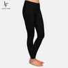 Laissez-vous l'arrivée des femmes leggings solid noir hauteur taille confortable respire librement fitness stret 231221