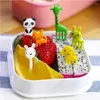 Gabeln 10pcs/Set schöne Lunchbox Bento Accessoire Decor Tierfrüchte Picks