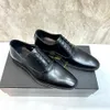 5Aoriginal 10Model Office Men Designer Dress Shoes Floral Pattern Men Formal Shoes Leather Luxury Fashion Groom Wedding Shoes Men Oxford Shoes Dress 38-45