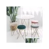 Móveis para sala de estar Arte de ferro Arte Cosmética Cadeira de molho nórdico Sofá Tabela de chá e tambore