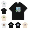 Kith Tom och Jerry T-shirt Designer Men toppar kvinnor avslappnade ärmar Sesame street tee vintage modekläder tees outwear tee topp över stora man shorts s-xl