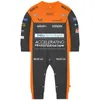 Rompertjes McLaren Baby Jumpsuit Formule 1 Team Racewagen 3D Print Gulf Boy Girl Romper Lentemode Coole babykleding 230525