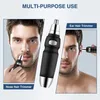 Electric Ear Nose Hair Trimmer Shaver Clipper Ear Face Eyebrow Nose Hair Removal Trimer Eyebrow Shaver Haircut Groomer Device 231221