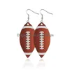 Dangle & Chandelier Leather Sports Dangle Earrings Baseball American Germany National Flag Football Soccer Basketball Softball Drop F Dht5M