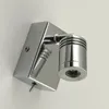 Lampy Topoch Montowane na ścianie światło do odczytu lampy z przełącznikiem ON/OFF Z całka przełącznika LED 3W Directional Cylindryczne wykończenie Chrome Elastyczne