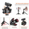 Extendable Vlog Tripod Extend Selfie Stick Tripod For GoPro Camera Smartphone Vlog Tripods for Microphone LED Light 231221