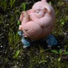 Résine Creative Pigs Animal Figurine Fairy Garden Miniatures Bonsai Lawn Lanscape Home Decoration Accessoires 231222