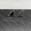 Nya inverterade triangel diamantörhängen för kvinnor temperament utsökta örhängen bokstäver designer strass öronnötter danglers med låda