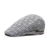 Berets Men Sboy Golf Plaid Beret Hats Irish Men Cabbie Driving Caps 2022 Fashion Streetwear Casual Autumnberets Chur22302M