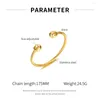 Bracelets de charme Moda europeia Aço inoxidável Twist Brangelet Two Color Simple for Women Birthday Party Gift