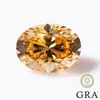 Zongji Real Loose Oval Cut Diamond Black Kolor z GRA Certyfikat Pass Tester Fine Jewelry Materiał Krzychy Krzyki 231221