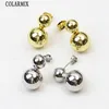 Chandelier enveloppe 10 paires Simple Smooth Metallic Balls Moucles d'oreilles vintage Classic Women Jewelry Gift 30864 231222