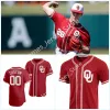 College Baseball usa Oklahoma OU Stitched College Baseball Jersey 54 Jake Bennett 43 Jason Ruffcorn 42 Carson Carter 32 Luke Taggart 23 Ja