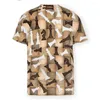 Men's T Shirts Chess Design TShirts Figures Pattern Wooden Texture 3D Printed Oversized Short-Sleeved Polyester Retro Streetwear