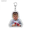 Key Rings Funny Hasbulla Magomedov Keychain Khabib Hasby Cutest Figure Pendant Car Key Ring Bag Accessories Key Holder Jewelry Fans GiftL231222