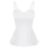 Women's Tanks Women Sexy A-line Camisole Tops Ladies Triple Straps Sweetheart Neck Female Sleeveless Tank T-shirts Blouse